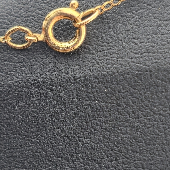 Vintage 12K Gold-Filled Heart Locket Necklace 13" Chain Floral Enamel Pendant - Picture 4 of 12